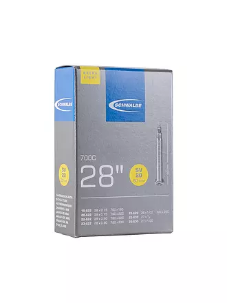 SCHWALBE | Camera d'aria per bicicletta n. 20 Extra Light SV60 (28"/700C) |